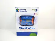 Learning Resources Word Whiz Electronic Flash Card Toy Handheld Game NEW