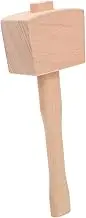DIYEAH Wooden Hammer Mallet for Woodworking Compact Multi Purpose Tool for Carpentry DIY Projects Durable Design for Use Comfortable Grip for Various Tasks