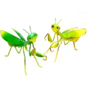 Nevenka Metal Mantis Garden Yard Art Decor Set of 2 for Lawn Patio Tree Ornaments Statue