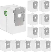12 Pack j7 Replacement Dust Bags for iRobot Roomba i7, i7+, i3, i3+, i1+, i4, i4+, i6, i6+, i8, i8+, j7, j7+, s9, s9+ Plus, i & s & j Series Robot Vacuum Bags