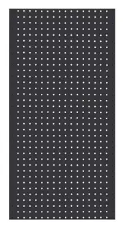 Pinnacle METAL PEGBOARD 900x450mm Powder Coated MATTE BLACK *Australian Brand