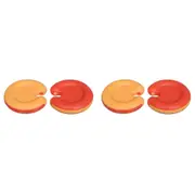 2x Halilit Tummy Time Knocking Magical Discs Kids/Childrens Pretend Play Toy 3m+