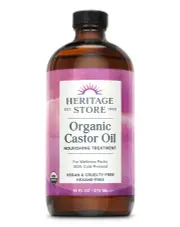 Heritage Store Organic Castor Oil | 473ml