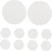 PLAFOPE 3sets Makeup Room Eyelash Extension Supplies Round Silicone Lash Pads Set 10pcs*3