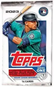 2023 Topps Series 1 Baseball Blaster Box Value Pack - 1 Pack - 14 Trading Cards