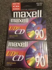 Cassette- 2 Pack Maxell UD High Boss 90 Min Cassette- New Sealed