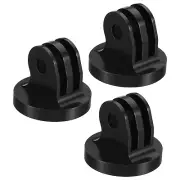 3Pcs Aluminum Tripod Mount Adapter, Camera Tripod Conversion Adapter, Black