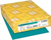 Color Paper 24Lb 8.5 X 11 Terrestrial Teal 500/Ream Qty: 500