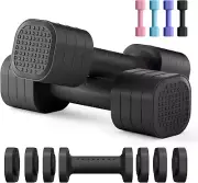Adjustable Dumbbell Set of 2, 4 in 1 Free Weights Dumbbells Set for Women, Hand