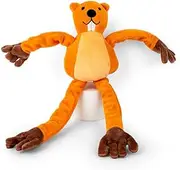 Interactive Tug Toy for Dogs, Plush Squeaky Bear with Stretchable Arms and Legs, Chew-Resistant Training Toy for All Breeds, 45×12cm