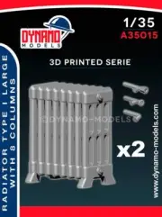 Dynamo 1/35 Radiator Type I Large 8 Columns ver (2pcs)