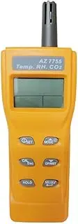 Portable Digital Carbon Dioxide Temperature Humidity Indoor 9999ppm NDIR Sensor IAQ CO2 Monitor Wet Bulb Temperature (WB) Dew Point (DP) Tester CO2 Monitor for Indoor Air Quality (IAQ)