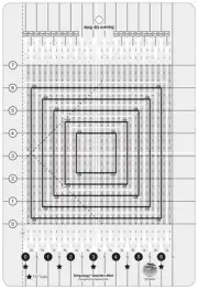 Creative Grids Stripology Quarters Mini Quilt Ruler CGRGE4