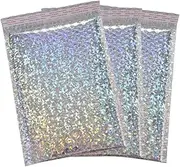 100PCS Poly Bubble Mailer Envelope Padded Bag Silver Cushioned Mailers 6x8 150 x 200mm Aluminum Self Seal Mailing for Small Business, Lip Gloss, Accessories, Jewelry, Cosmetics