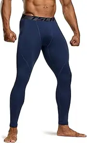 [TSLA] Men's Thermal Compression Pants, Athletic Sports Leggings & Running Tights, Wintergear Base Layer Bottoms