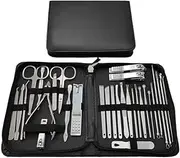 CVBFDB Manicure Set Stainless Steel Nail Clipper Manicure Pedicure Tool Eyebrow Clip Acne Needle Tool