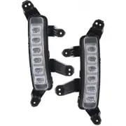 For 2017 2018 Hyundai Santa Fe Pair Day Time Running Light HY2562102 (for: Hyundai)