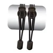 - Elastic No Tie Shoelaces 1 Size Fits All for Kids Adults 48-Inch Solid Black