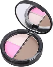 1pc Makeup Woman Concealer Powder Professional Highlighting Palette Face Cosmetic Tool with Mirror 1#