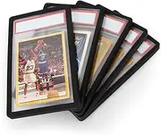 CASEMATIX Graded Card Case Bumper Guards Compatible with Yugioh, MTG, Pokemon PSA Graded Cards, Includes 5 Graded Card Storage Display Sleeve Protectors