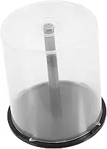 PRETYZOOM Empty CD Storage Bucket Portable DVD Storage Container for Discs Organize and Protect Your DVDs Space Saving Design for Home Travel
