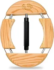 [HAIBEIR] 4-Way Wooden Hat Stretcher with Adjustable Turnbuckle for Hat Unisex Adults One Size Fits All from 7.08’’ to 9.6’'