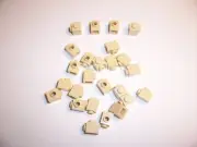 LEGO - Tan - 1x1 BRICK w/ STUD on SIDE - (25 pcs) - NEW!