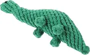 Milisten Cute Pet Molar Toy Dinosaur Shaped Dog Chewing Toy Woven Rope for Puppy Pet