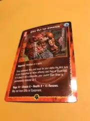 CALL OUT THE CANNIBAL : RAGE 1998 LOFR CCG Sept card, White Wolf werewolf TCG