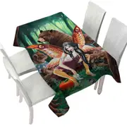 Cool Fairy Tale Tough Fairy and Three Bears Tablecloth