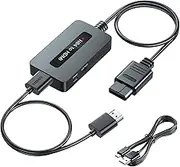 N64 to HDMI Converter, Supports 4 : 3 / 16 : 9 Ratio Switch, HDMI Cable for N64, Nintendo64 to HDMI Converter Cable Compatible with Nintendo 64/ Super SNES/ NGC