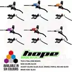 Hope Tech 4 Trial Zone Brakes - Black Hose - All Colors - New