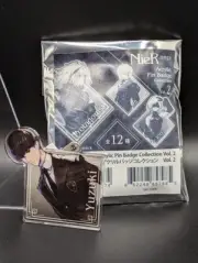 Nier Square Enix Acrylic Pin Badge Nier Cafe Square Enix Store Yuzuki