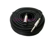 100FT XLR Shielded 3-Pin Male to 1/4" Stereo TRS Mic Microphone Audio Cord Cable