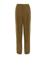 Victoria Beckham Wool Sculptural Leg Trousers