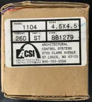 Architectural Control Systems ACSI 1104 Concealed Connection Hinge 4.5" X 4.5"
