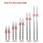 Archery Arrow Point Tip Arrow Head for ID4.2 Mm Arrow Shaft Accessory Bow 12Pcs