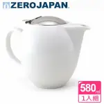 【ZERO JAPAN】品味生活陶瓷不鏽鋼蓋壺580CC(白色)