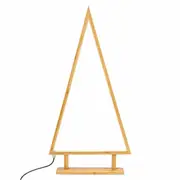 65cm Large Bamboo Christmas Tree LED Table Lamp Light Bedside Xmas - Natural