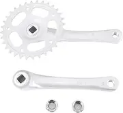 Bike Crankset Bicycle Chainring Pedals 32T Crank 165mm Single Speed Bike Chainwheel