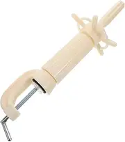 ERINGOGO Holder Mannequin Head Clamp Holder Wig Display Stand Desktop Mannequin Head Stand Wig Holder for Display Stand for Mannequin Head Wig Rack Wig Stand Holder Beige Plastic