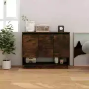 NNEVL Sideboard Smoked Oak 97x31x75 cm Chipboard