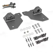 Fit 05-11 Jeep Commander/Grand Cherokee Lower Bumper Tow Hook Shackle Brackets