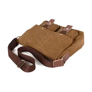 中型復古休閒相機包 一機兩鏡 帆布包 可當一般背包使用