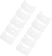Healvian 10pcs Diy Facial Mask Sheets Cotton Half Face Mask Skin Care Sheets for Youthful Look