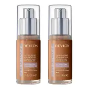 Revlon Illuminance Skin-Caring Foundation 30ml 417 WARM CARAMEL - 2 pack