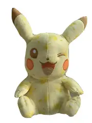 2016 TOMY Pikachu Winking 10" Plush Pokemon 20th Anniversary Toy Figure