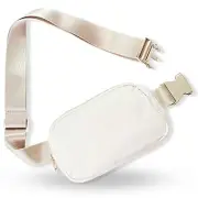 Boutique Belt Bag | Crossbody Fanny Pack for Women Cream Extended Strap Length