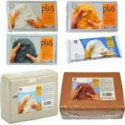 Sio-2 PLUS 1-5kg Air Drying Modelling Clay Model Dry Kids Craft Art White Black
