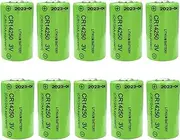 HOUYIBO 10PCS CR14250 3V 850mAh Replacement Cell Non-Rechargeable Disposable Lithium Battery High-Performance for Alarm System